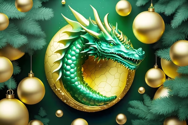 Символ года ㅡ Зеленый деревянный дракон 2024