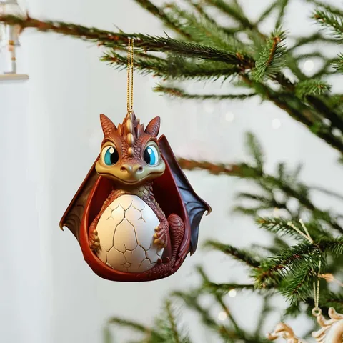 Купить елочную игрушку “Дракон” для украшения елки к Новому году