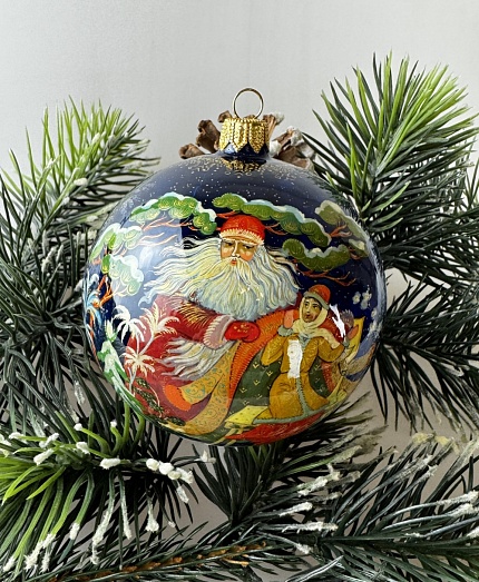 Встреча Морозко с Настенькой, Палех