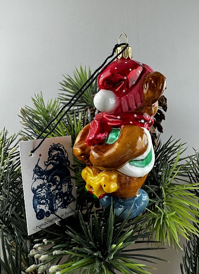 Плюшевый мишка с подарком, Mostowski